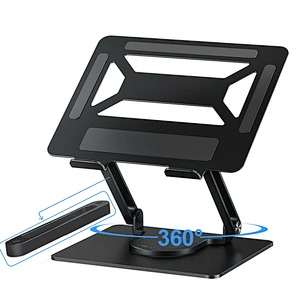 360 degree rotating thickened metal aluminium adjustable foldable laptop stand